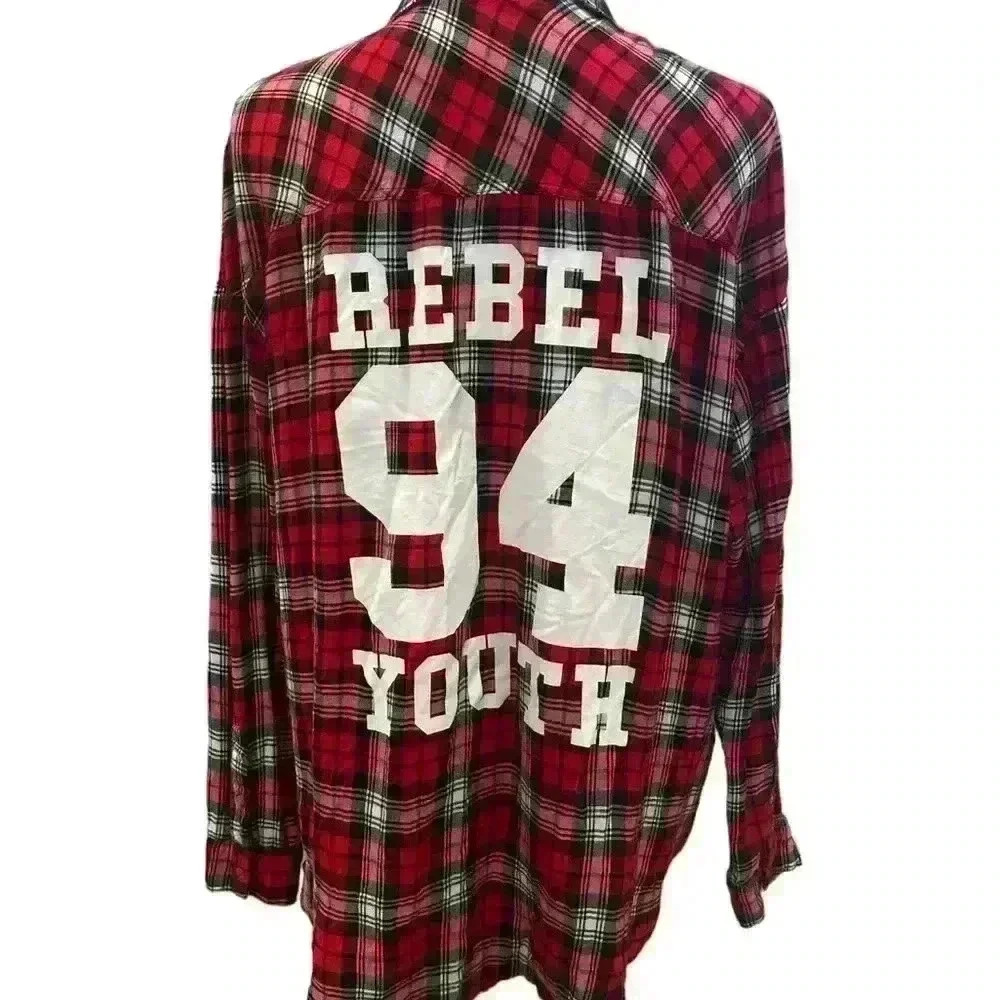 H&M checkered flannel
